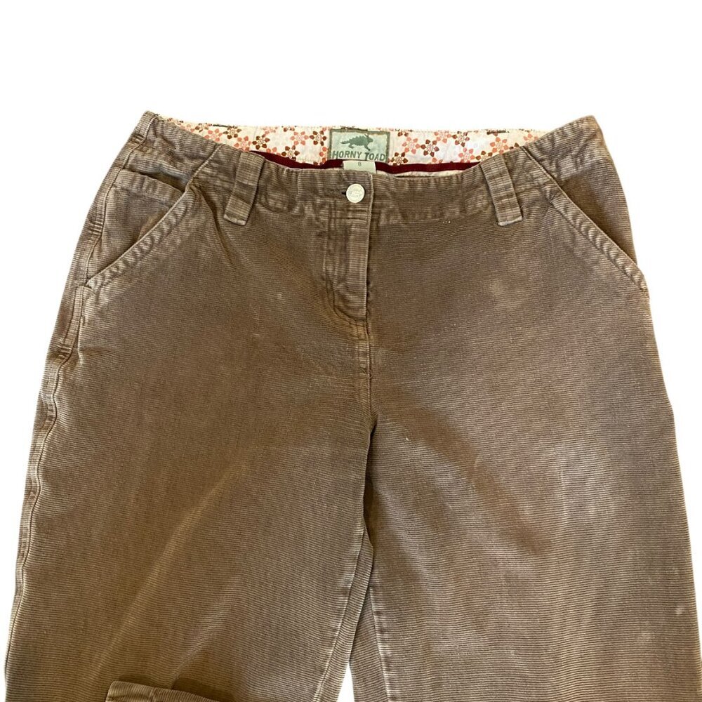 Horny Toad Corduroy Pants Sz 8 Brown #186Q - Picture 5 of 9